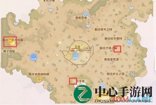 《魔力宝贝：旅人》加纳村石碑坐标位置